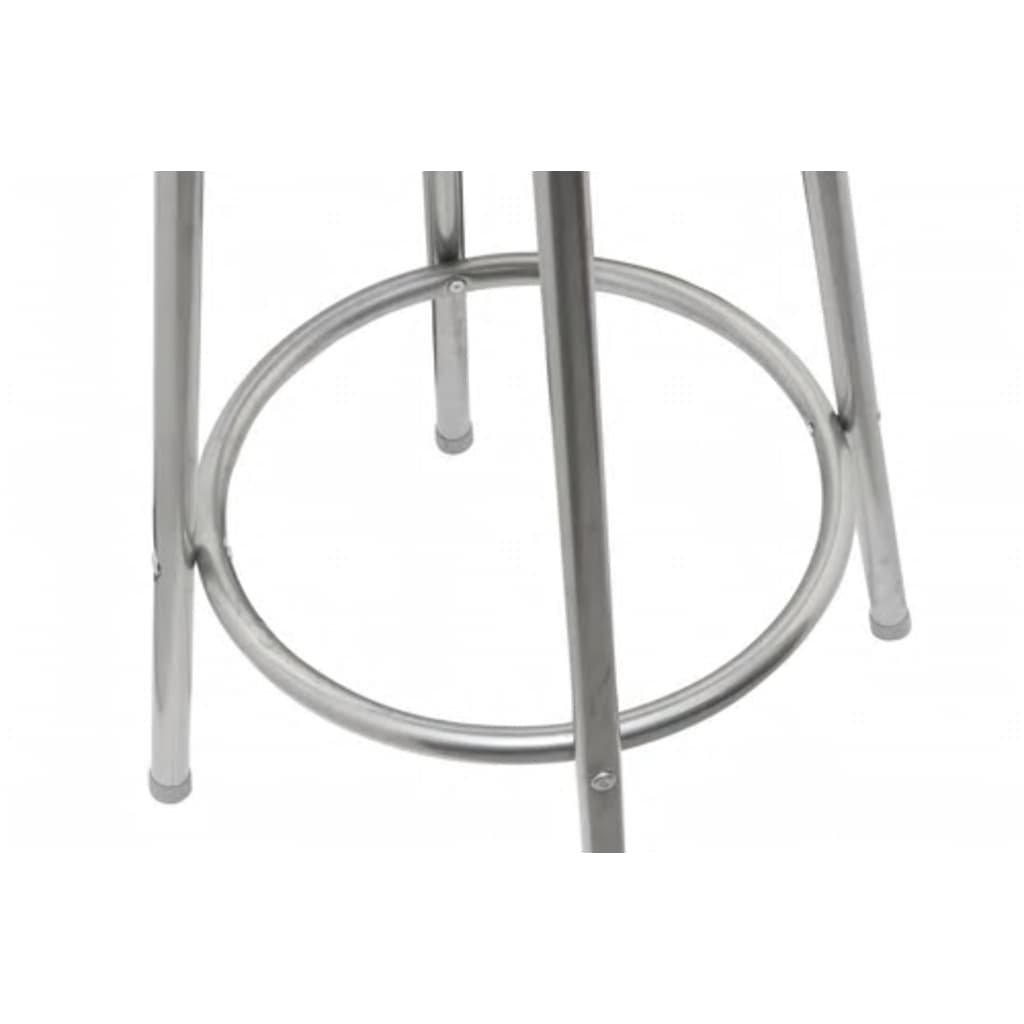 vidaXL Bar Stools 2 pcs Brown Steel