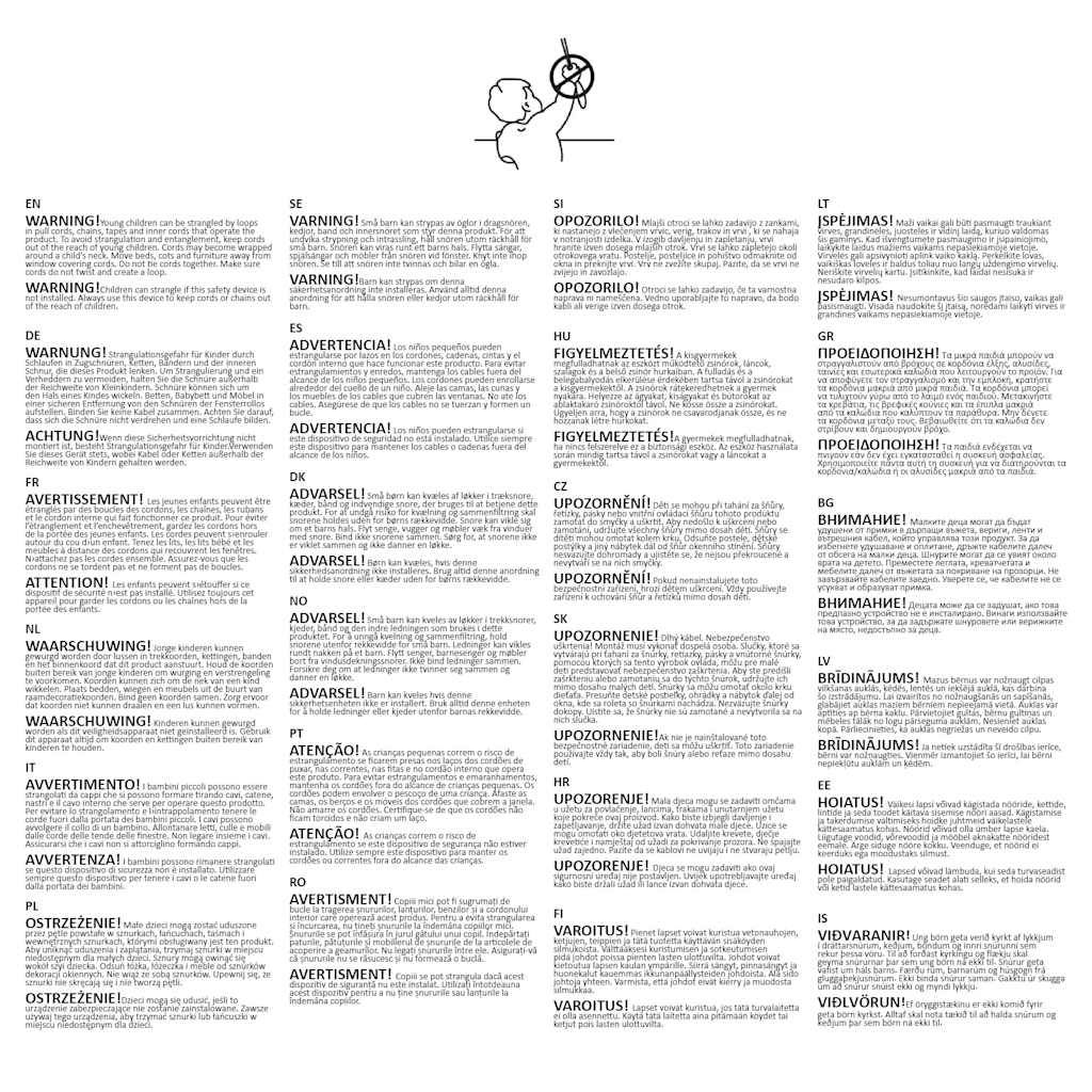 Roller blind blackout 80 x 175 cm off white