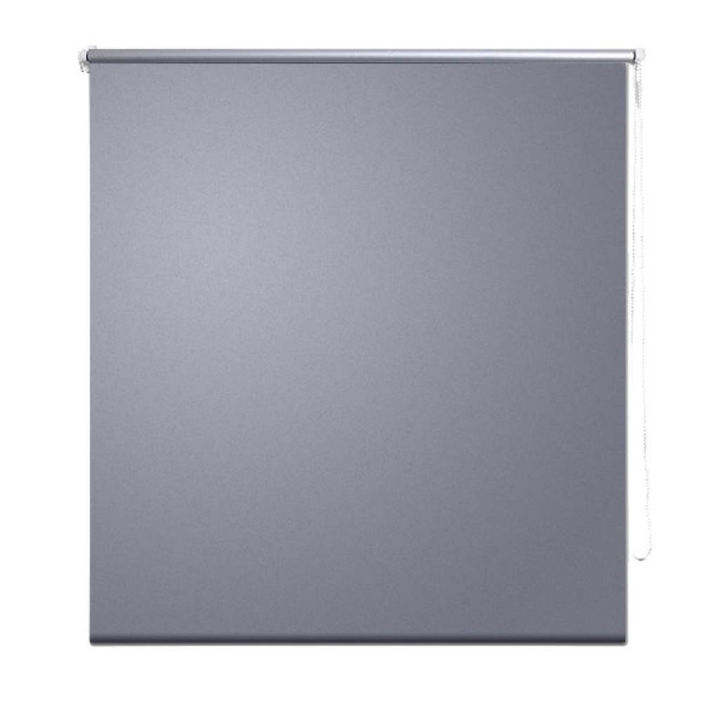 Roller blind blackout 120 x 175 cm grey