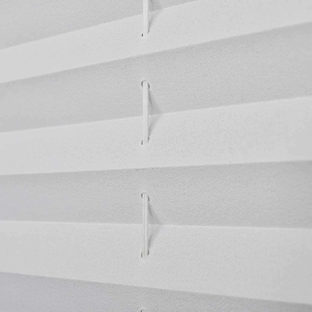 Plisse Blind 90x100cm White Pleated Blind