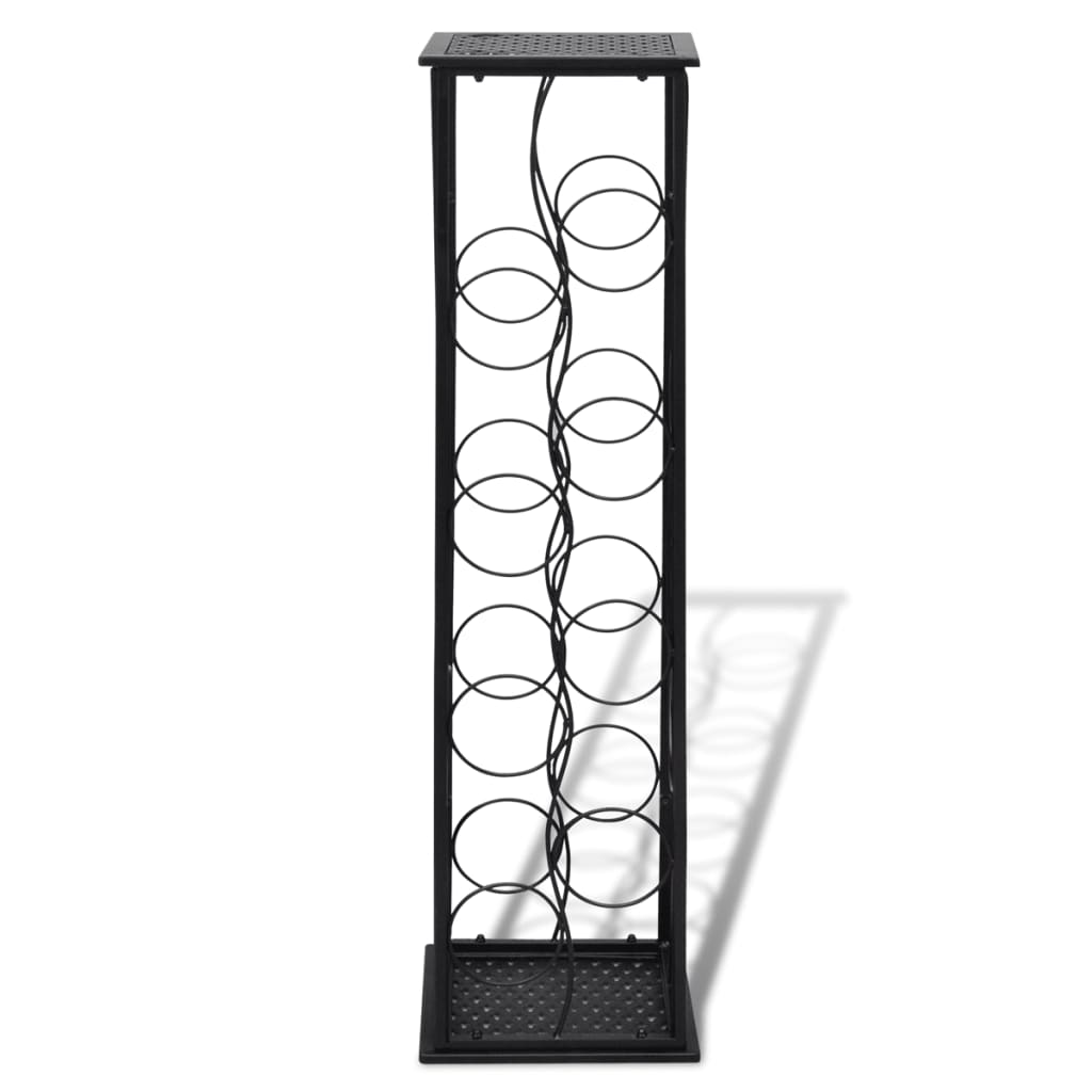 vidaXL Wine Rack for 8 Bottles Metal