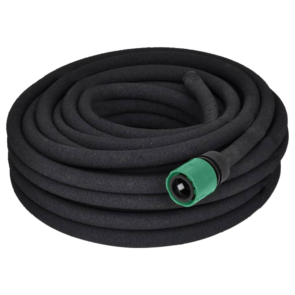 vidaXL Soaker Hose Watering & Irrigation Garden 1/2" Connector 50 m