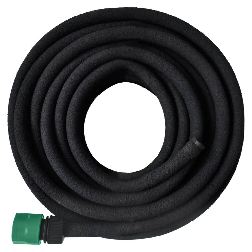 vidaXL Soaker Hose Watering & Irrigation Garden 1/2" Connector 50 m