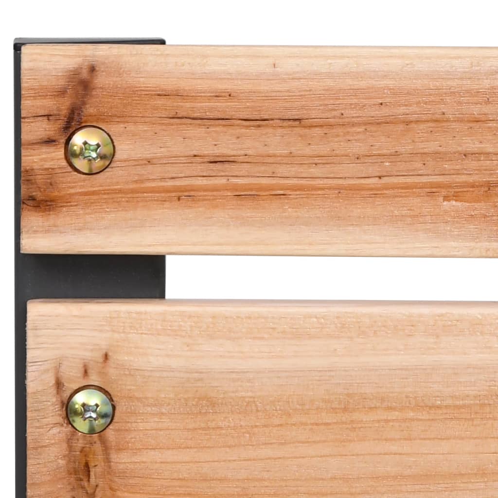 vidaXL Garden Bench 120 cm Wood and Iron