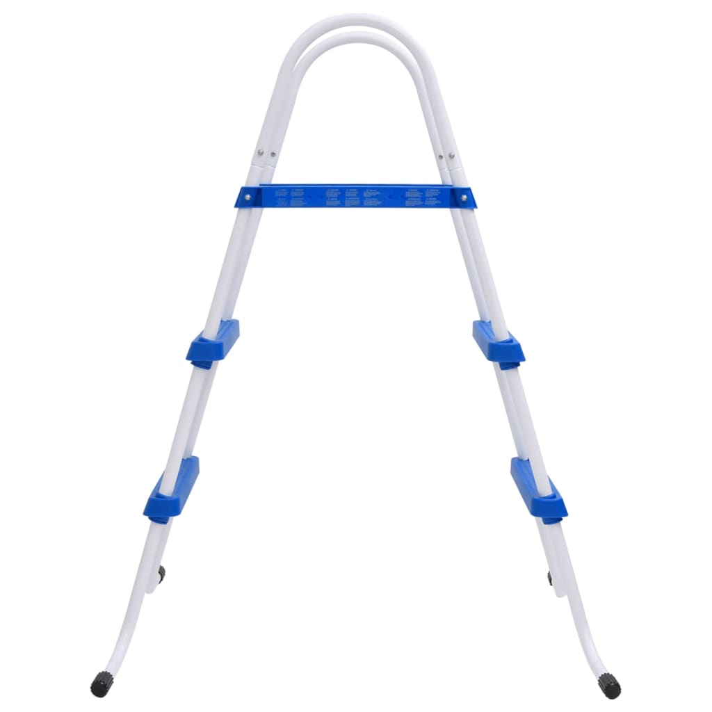 vidaXL Steel Frame Pool Ladder Non-Slip Steps 84 cm