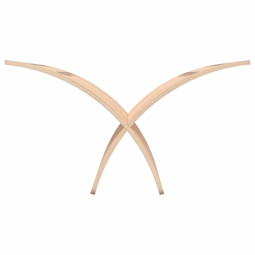 vidaXL Wooden Magazine Rack Floor Standing Natural