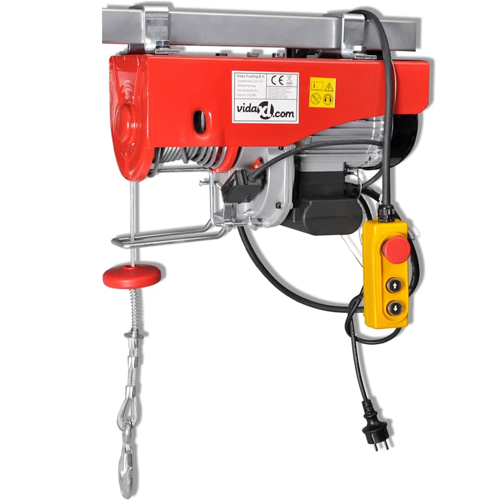 vidaXL Electric Hoist 1300 W 500/999 kg