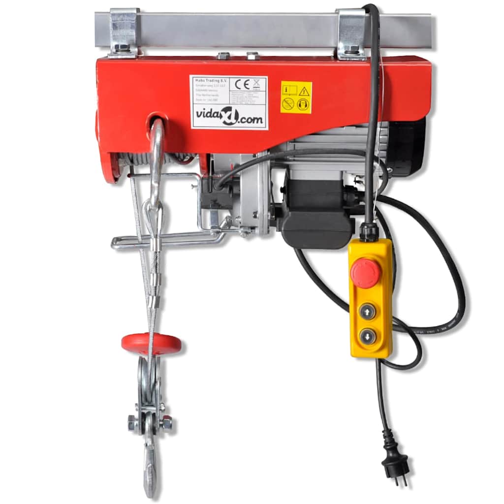 vidaXL Electric Hoist 1300 W 500/999 kg