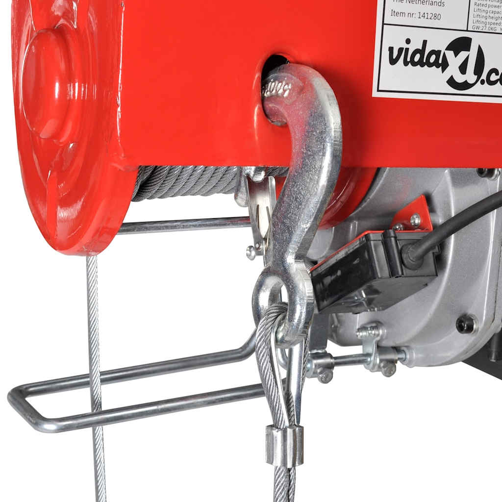 vidaXL Electric Hoist 1300 W 500/999 kg