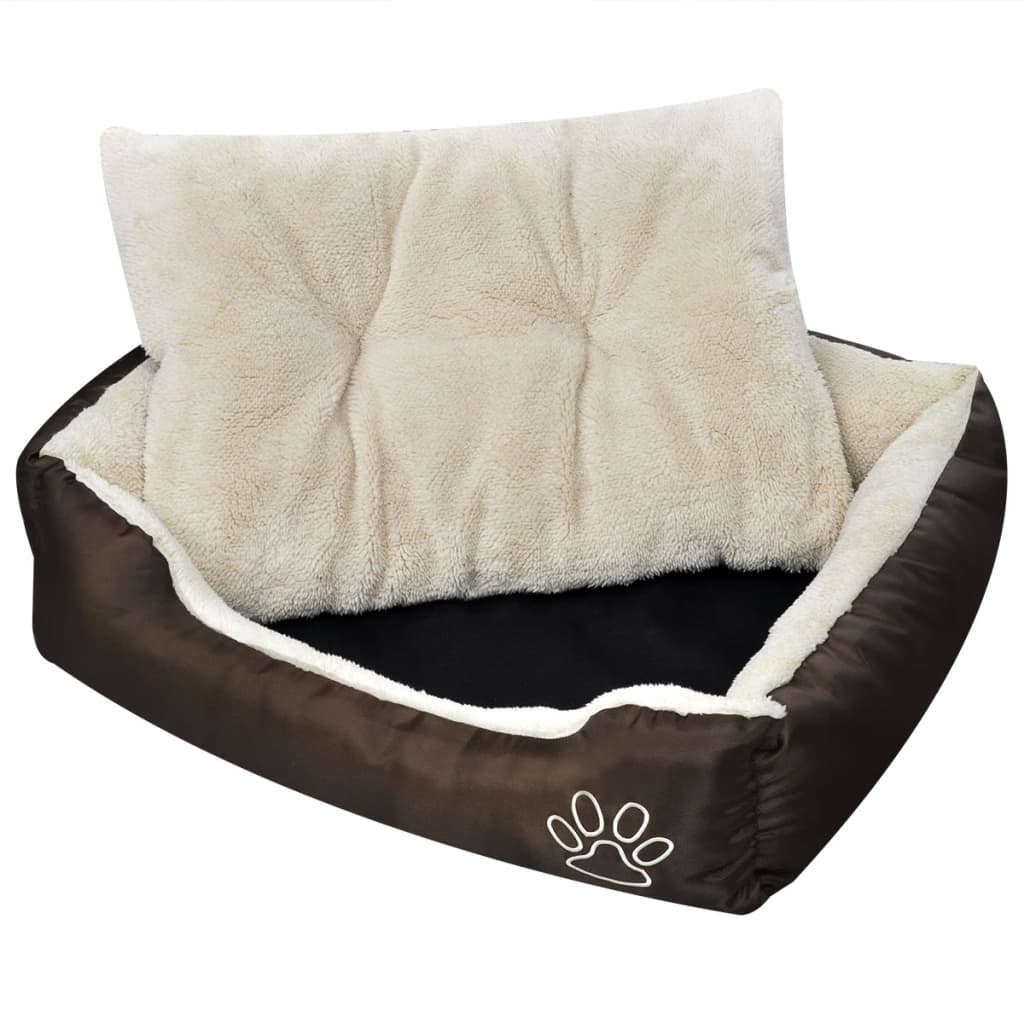vidaXL Warm Dog Bed with Padded Cushion XL
