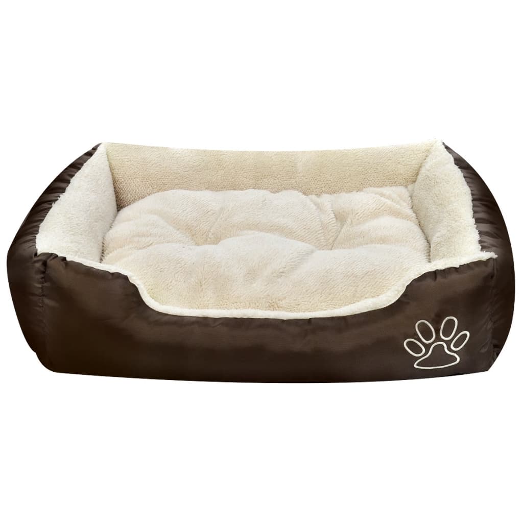 vidaXL Warm Dog Bed with Padded Cushion XL