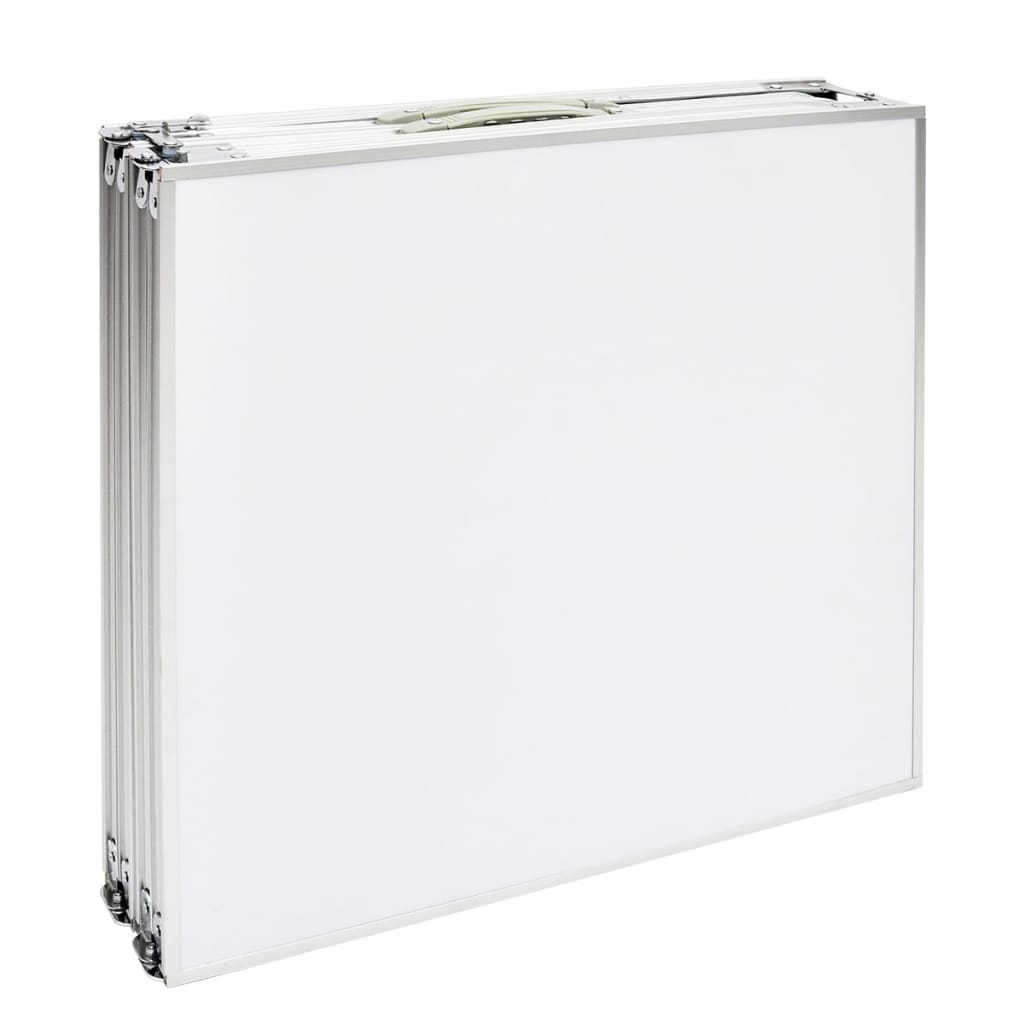 vidaXL Foldable Camping Table Height Adjustable Aluminium 240 x 60 cm