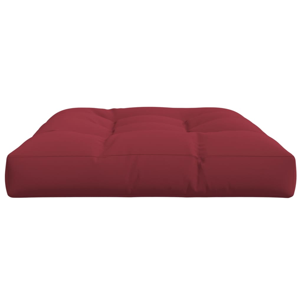 vidaXL Pallet Cushion Wine Red 120x80x12 cm Fabric