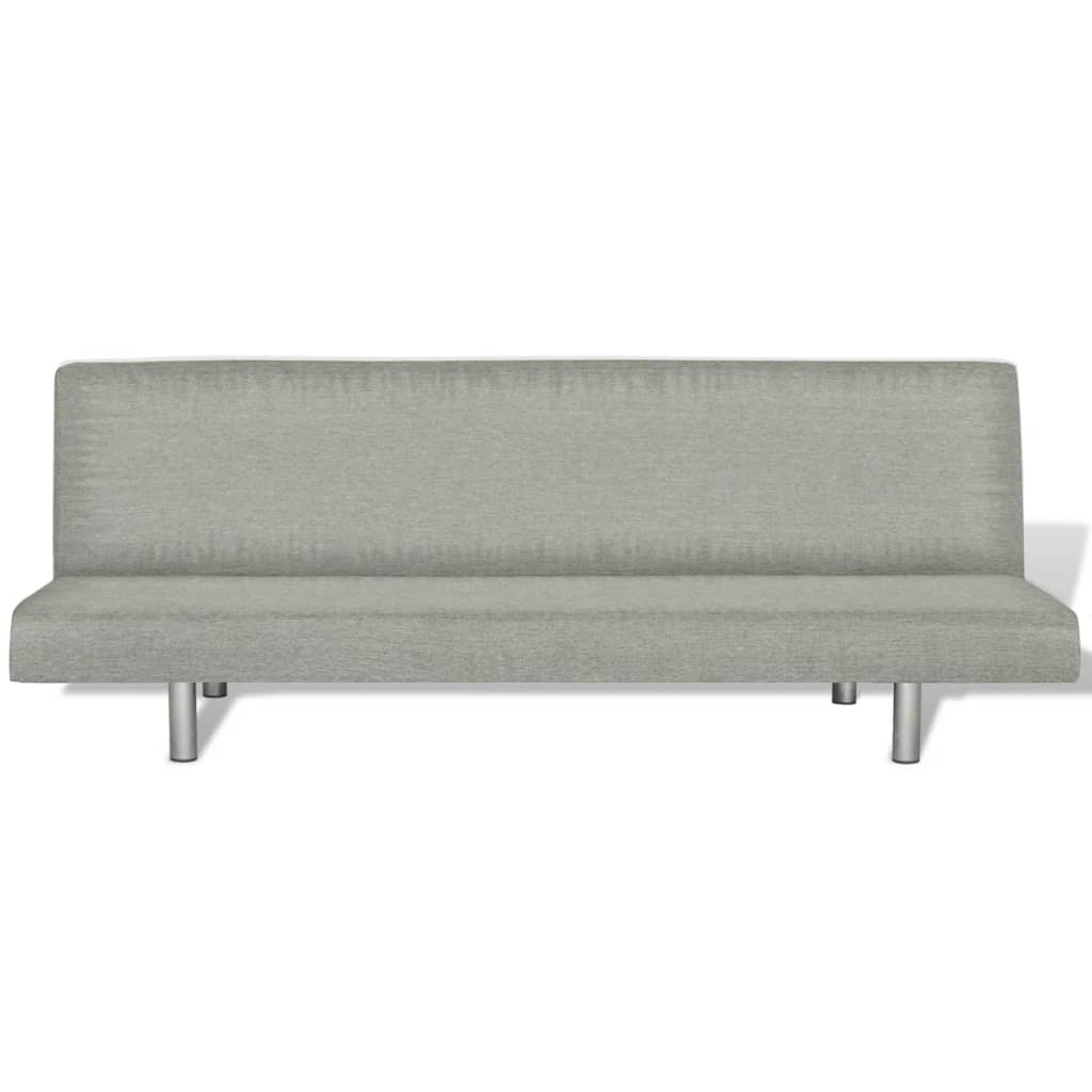 vidaXL Sofa Bed Grey Polyester