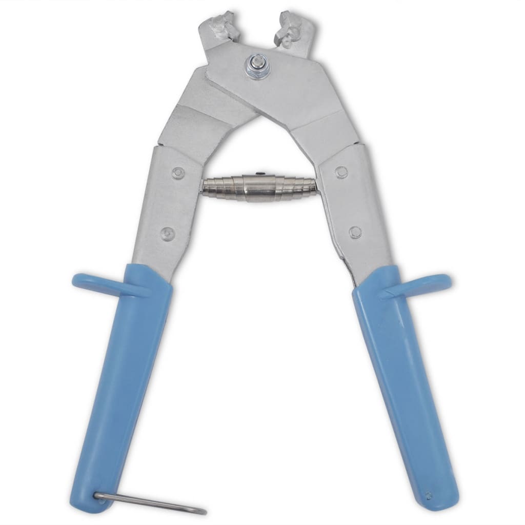 vidaXL Razor Wire Accessory Set with Clip Applicator Gauntlets 200 Clips