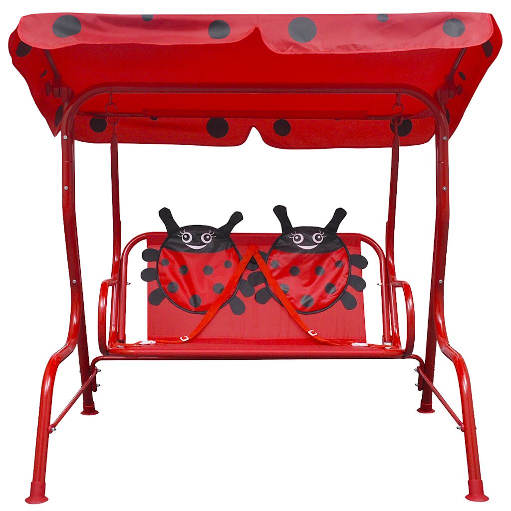 vidaXL Kids Swing Seat Red
