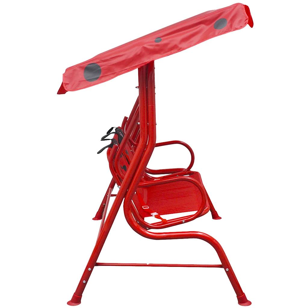 vidaXL Kids Swing Seat Red