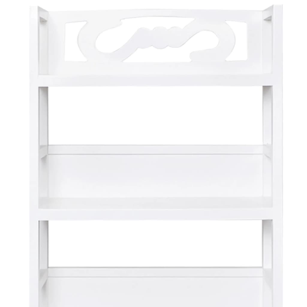 vidaXL Bathroom Cabinet Albuquerque Wood White 46x24x117.5 cm