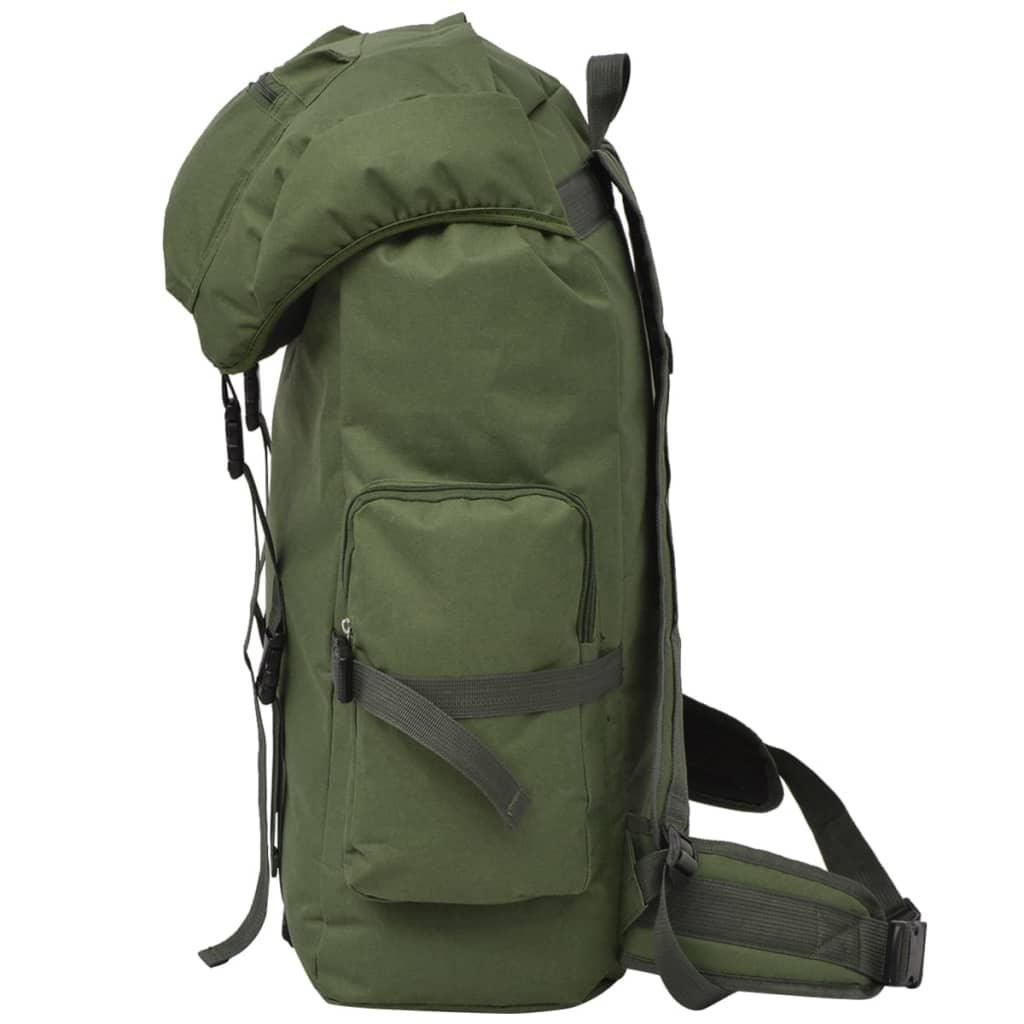 vidaXL Army-Style Backpack 65 L Green