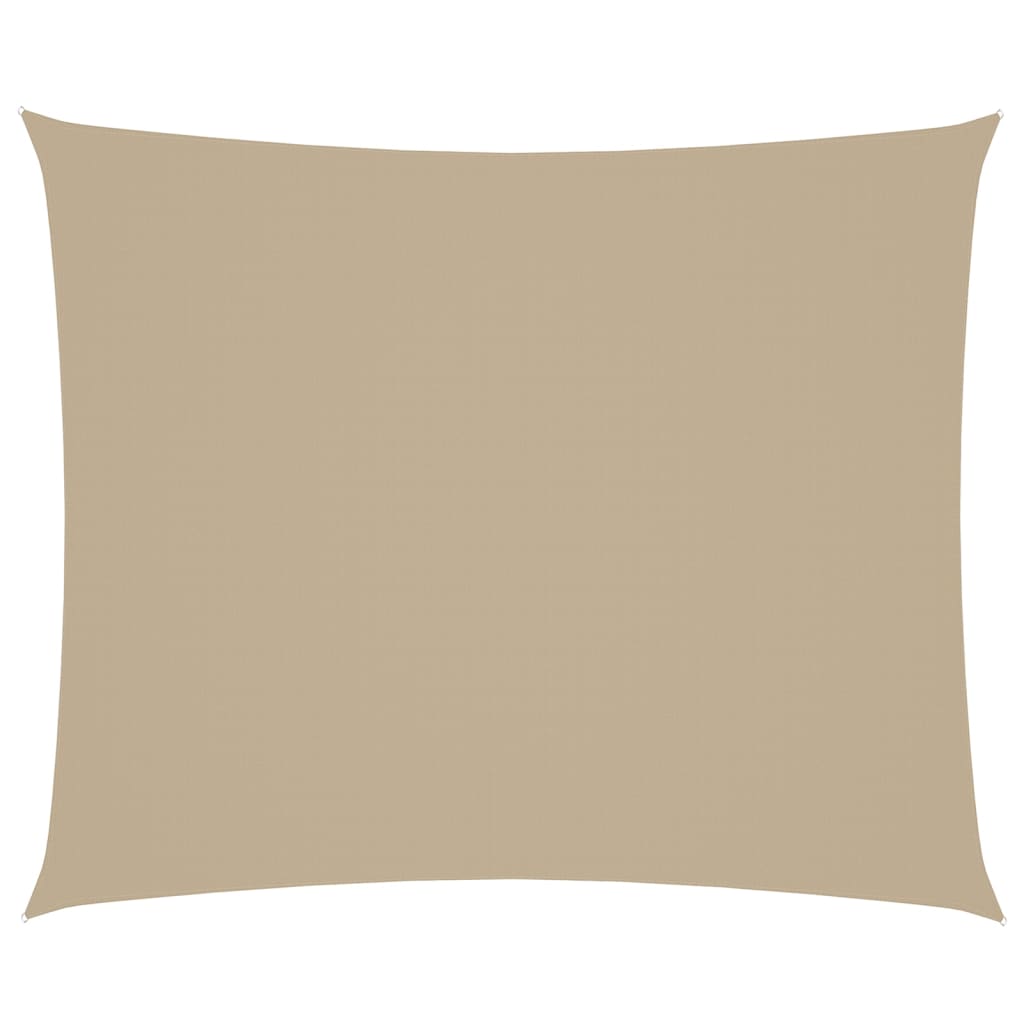vidaXL Sunshade Sail Oxford Fabric Rectangular 4x6 m Beige