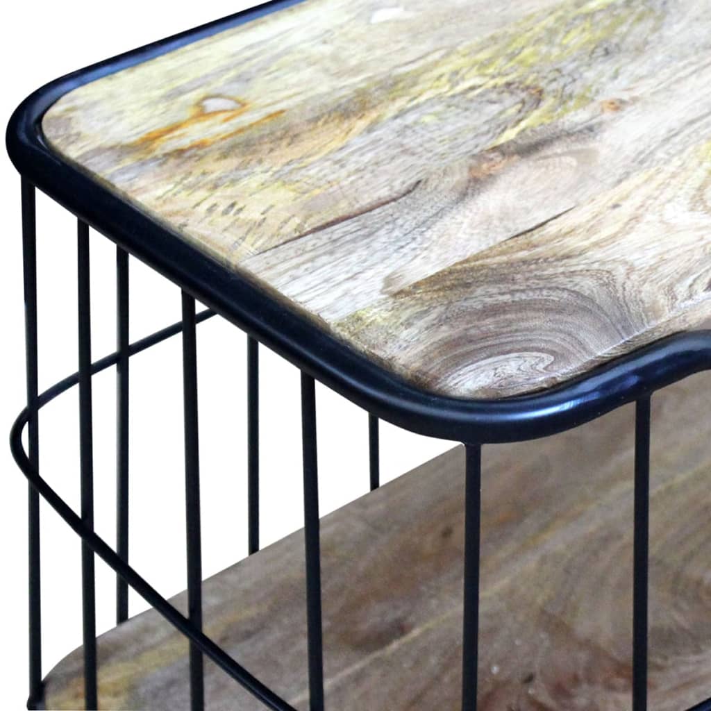 vidaXL TV Cabinet Solid Mango Wood 100x40x45 cm