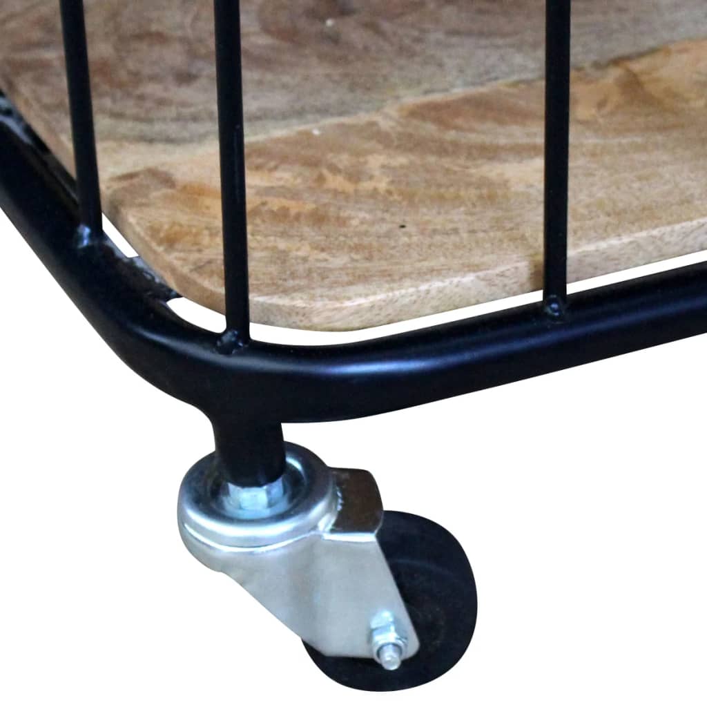 vidaXL TV Cabinet Solid Mango Wood 100x40x45 cm