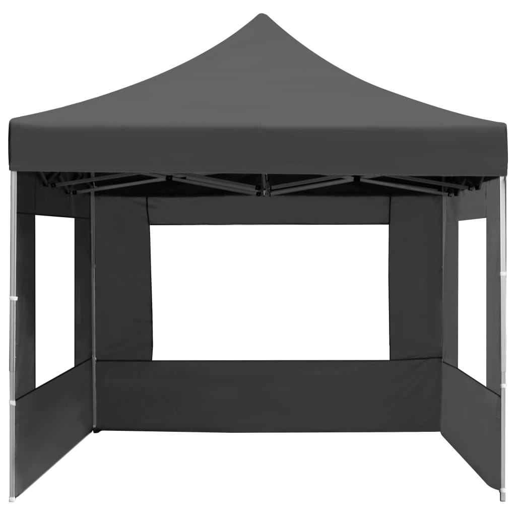 vidaXL Professional Folding Party Tent with Walls Aluminium 4.5x3 m Anthracite