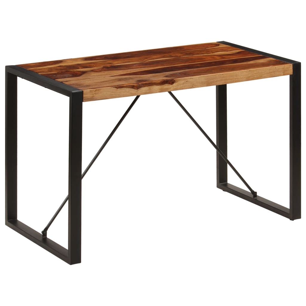 vidaXL Dining Table 120x60x76 cm Solid Sheesham Wood