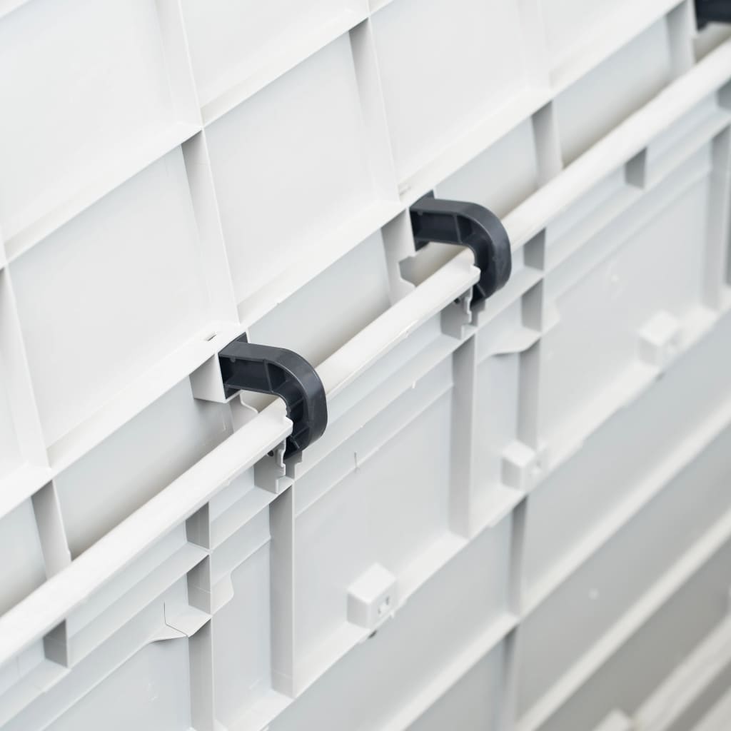 vidaXL Garden Storage Box 280 L Light Grey
