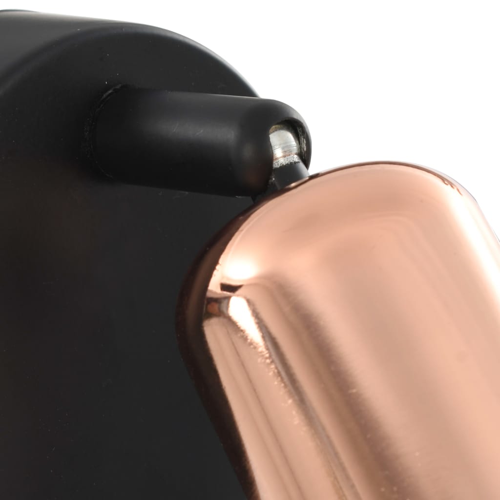 vidaXL Spot Lights 2 pcs Black and Copper E27