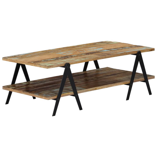 vidaXL Coffee Table 115x60x40 cm Solid Reclaimed Wood