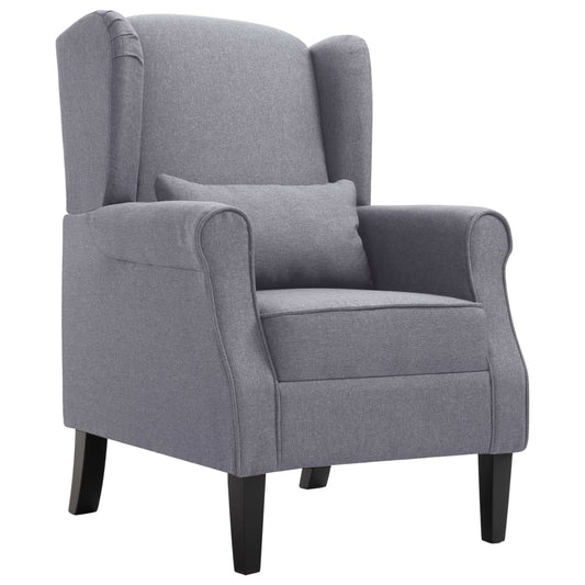vidaXL Armchair Dark Grey Fabric