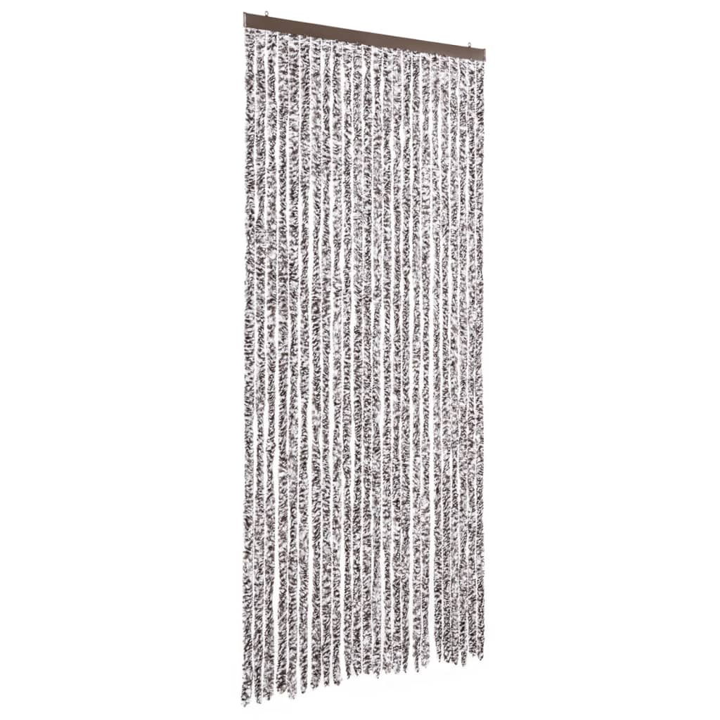 vidaXL Insect Curtain Brown and Beige 100x220 cm Chenille