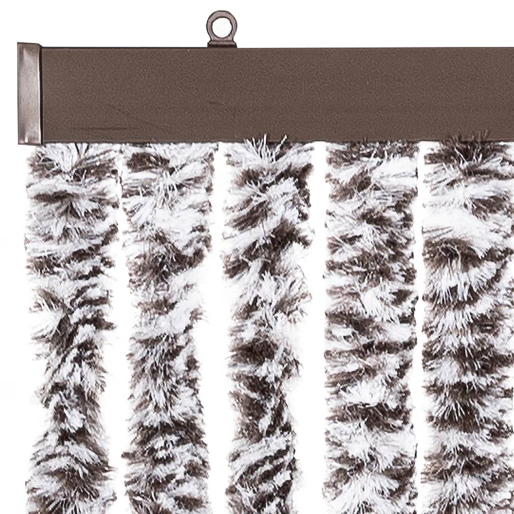 vidaXL Insect Curtain Brown and Beige 100x220 cm Chenille