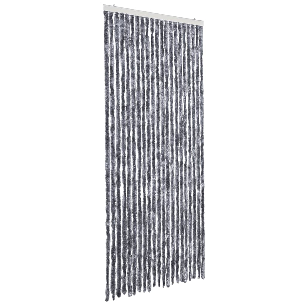 vidaXL Insect Curtain Silver 90x220 cm Chenille