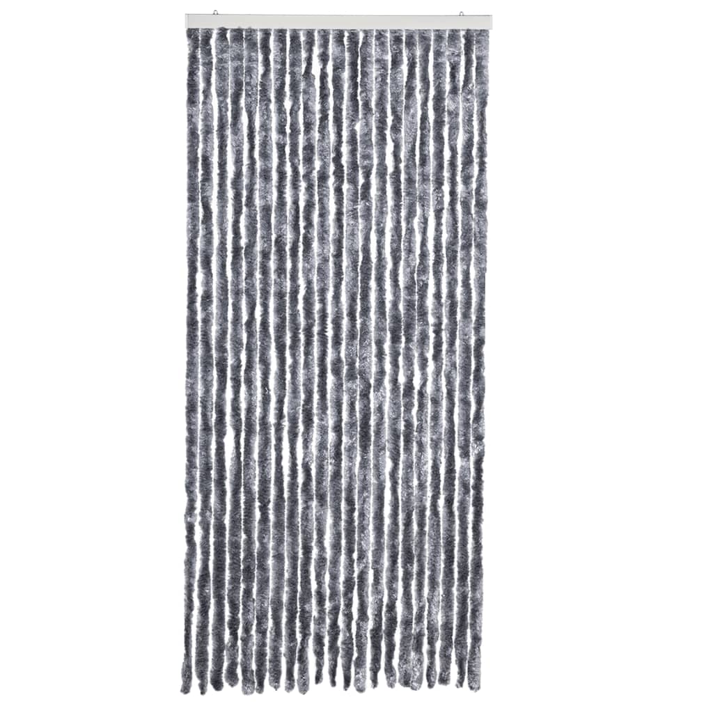 vidaXL Insect Curtain Silver 90x220 cm Chenille