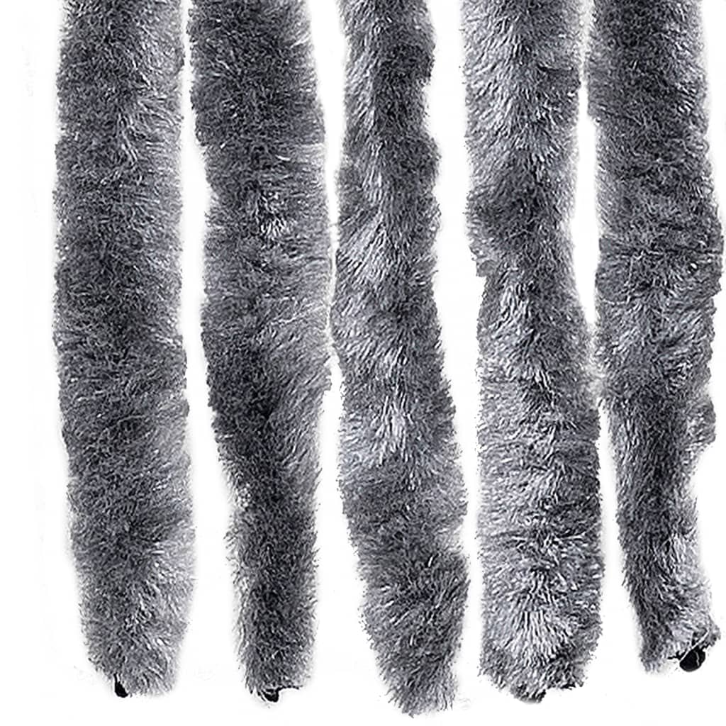 vidaXL Insect Curtain Silver 90x220 cm Chenille