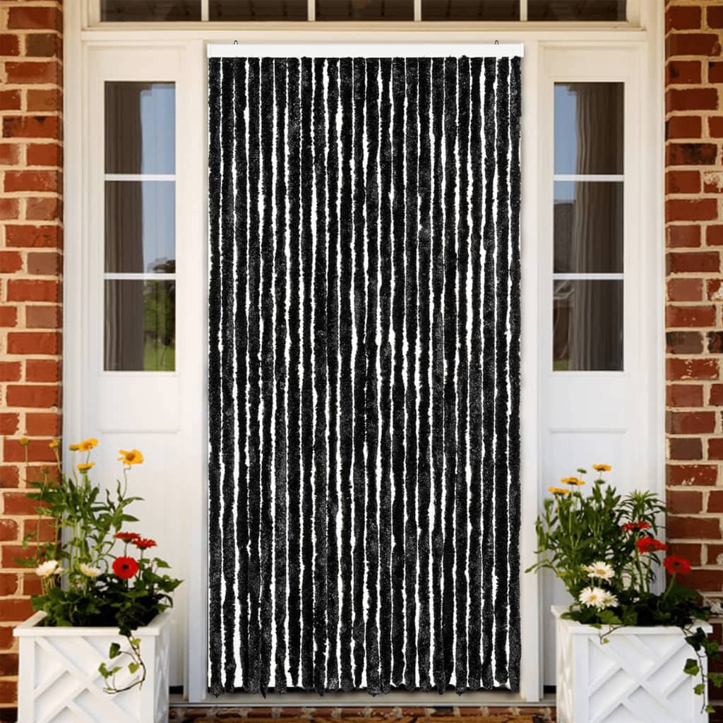vidaXL Insect Curtain Anthracite 100x220 cm Chenille
