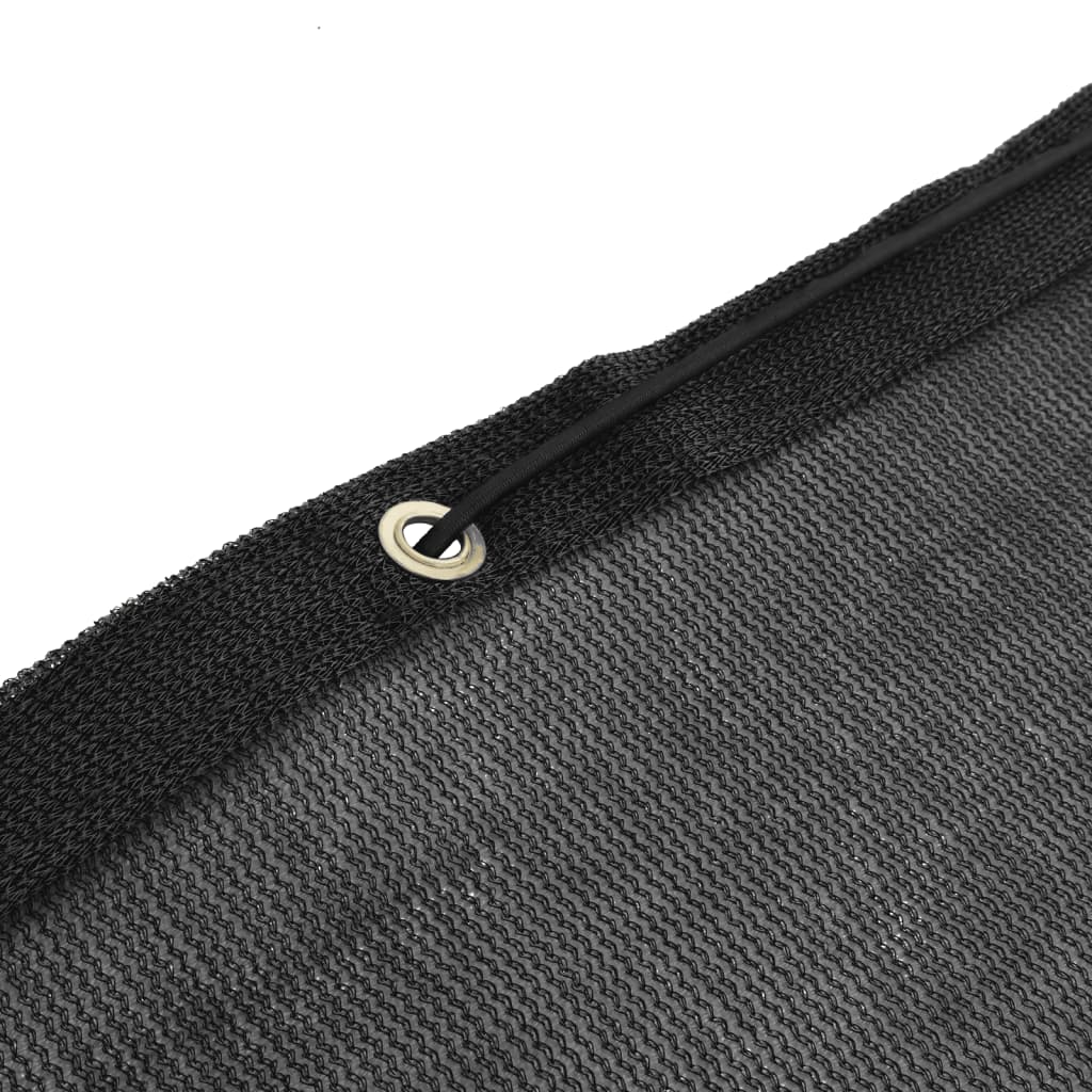 vidaXL Trailer Net HDPE 2.5x3.5 m Black