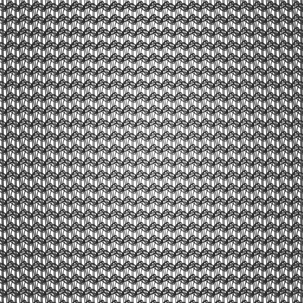 vidaXL Trailer Net HDPE 2.5x3.5 m Black