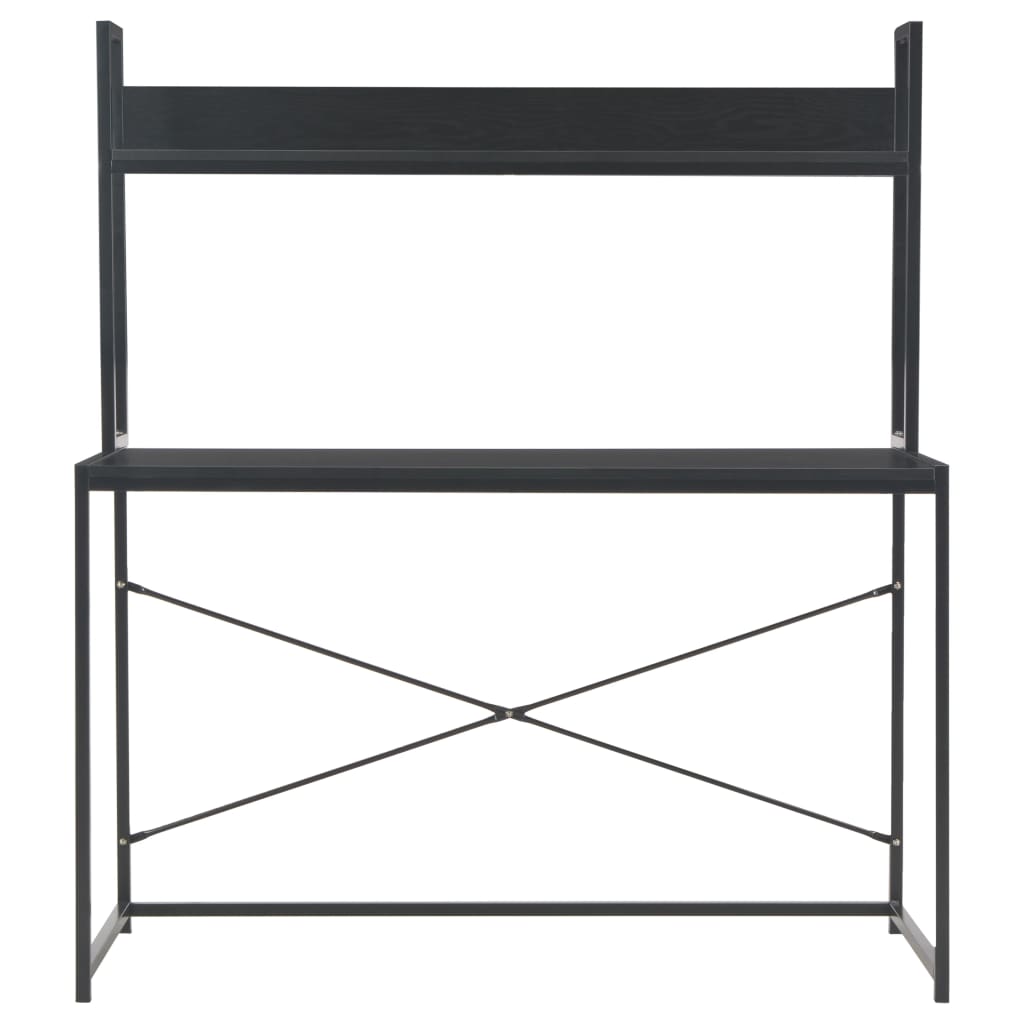 vidaXL Computer Desk Black 120x60x138 cm
