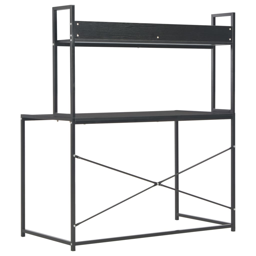 vidaXL Computer Desk Black 120x60x138 cm