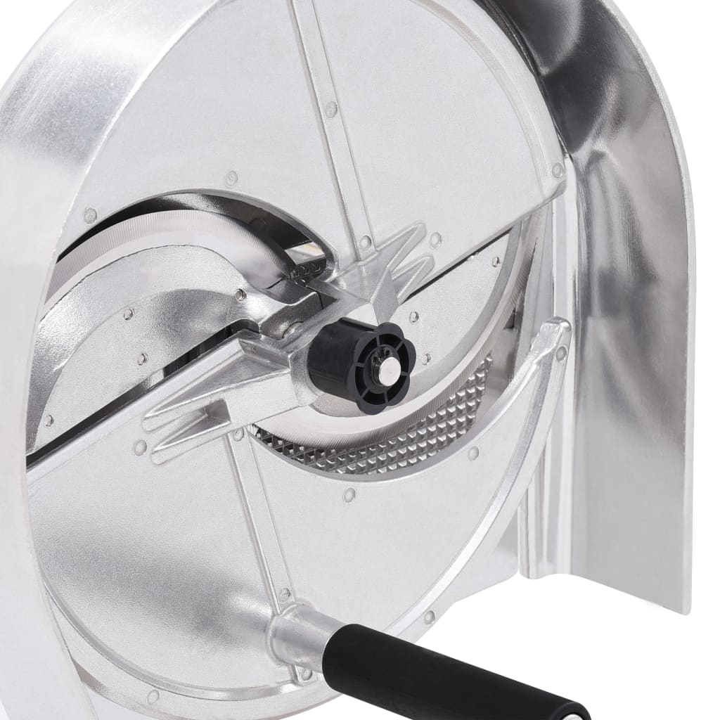 vidaXL Manual Vegetable Cutter Silver 22x44.5 cm Aluminum