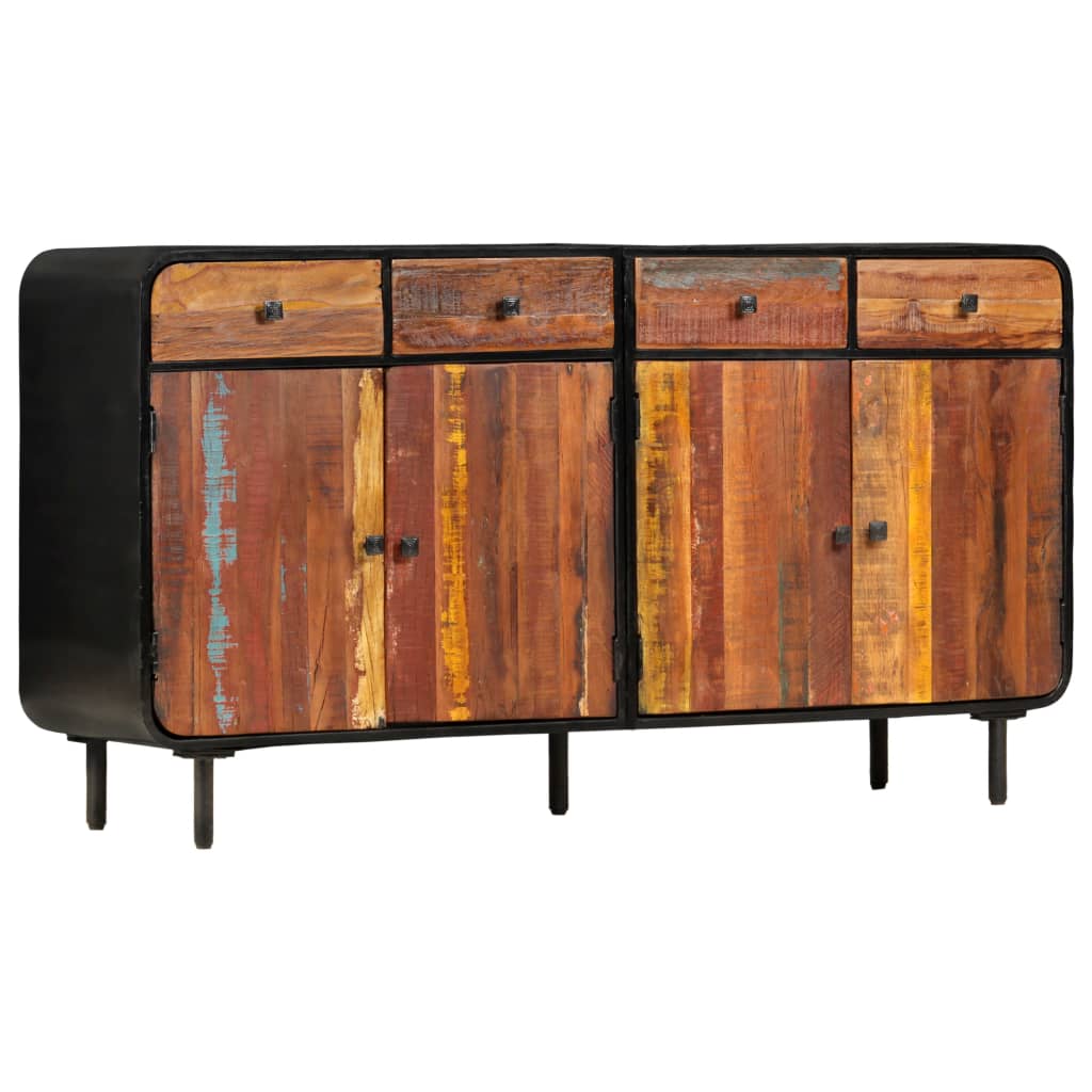vidaXL Sideboard Solid Reclaimed Wood 140x35x76 cm