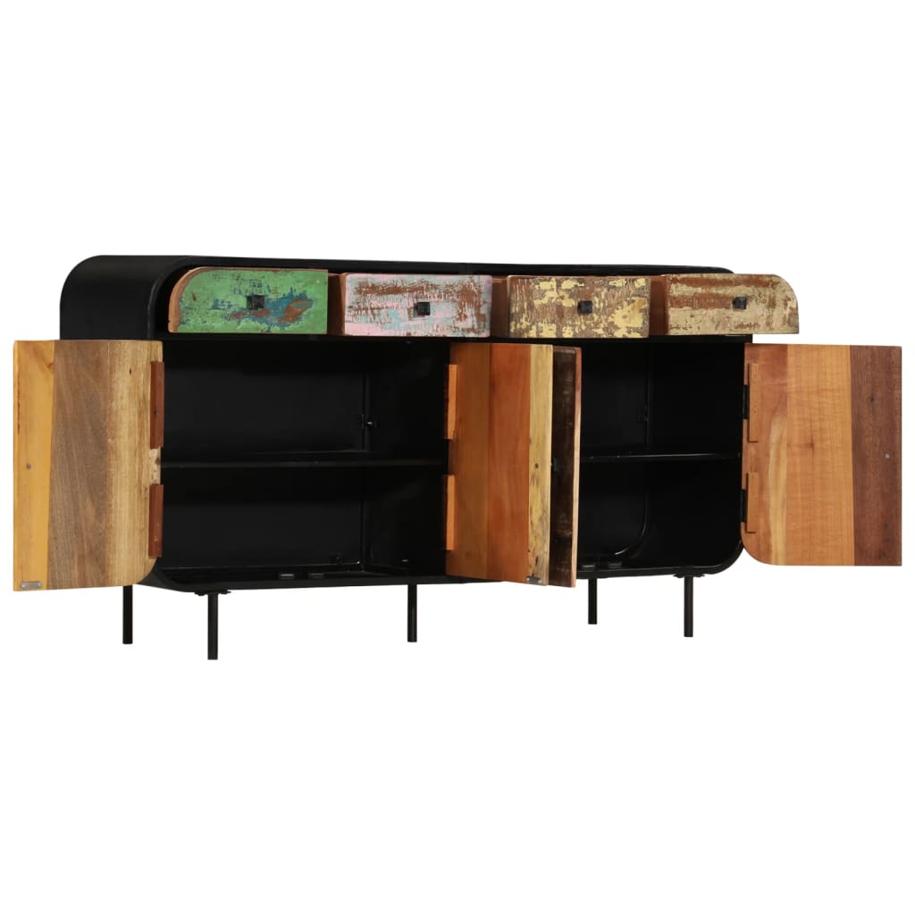 vidaXL Sideboard Solid Reclaimed Wood 140x35x76 cm