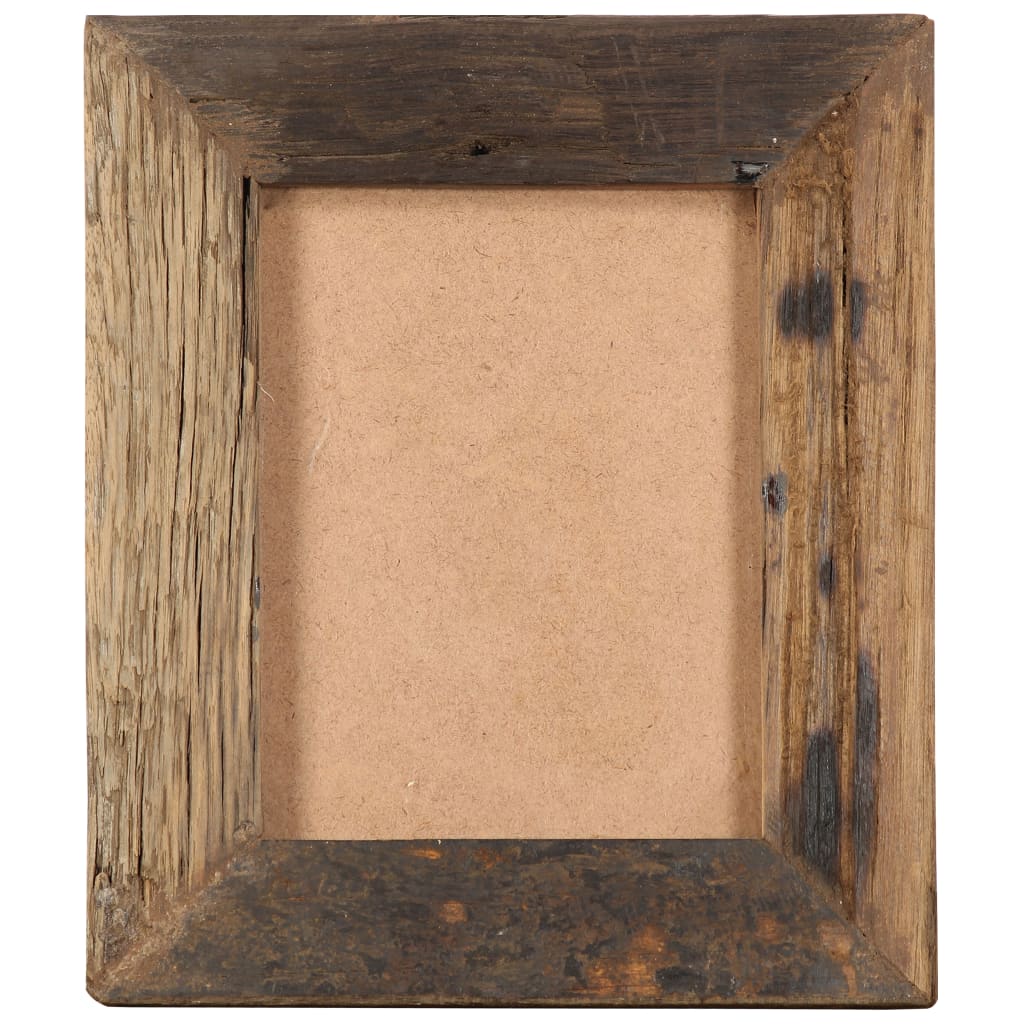 vidaXL Photo Frames 2 pcs 25x30 cm Solid Reclaimed Wood and Glass