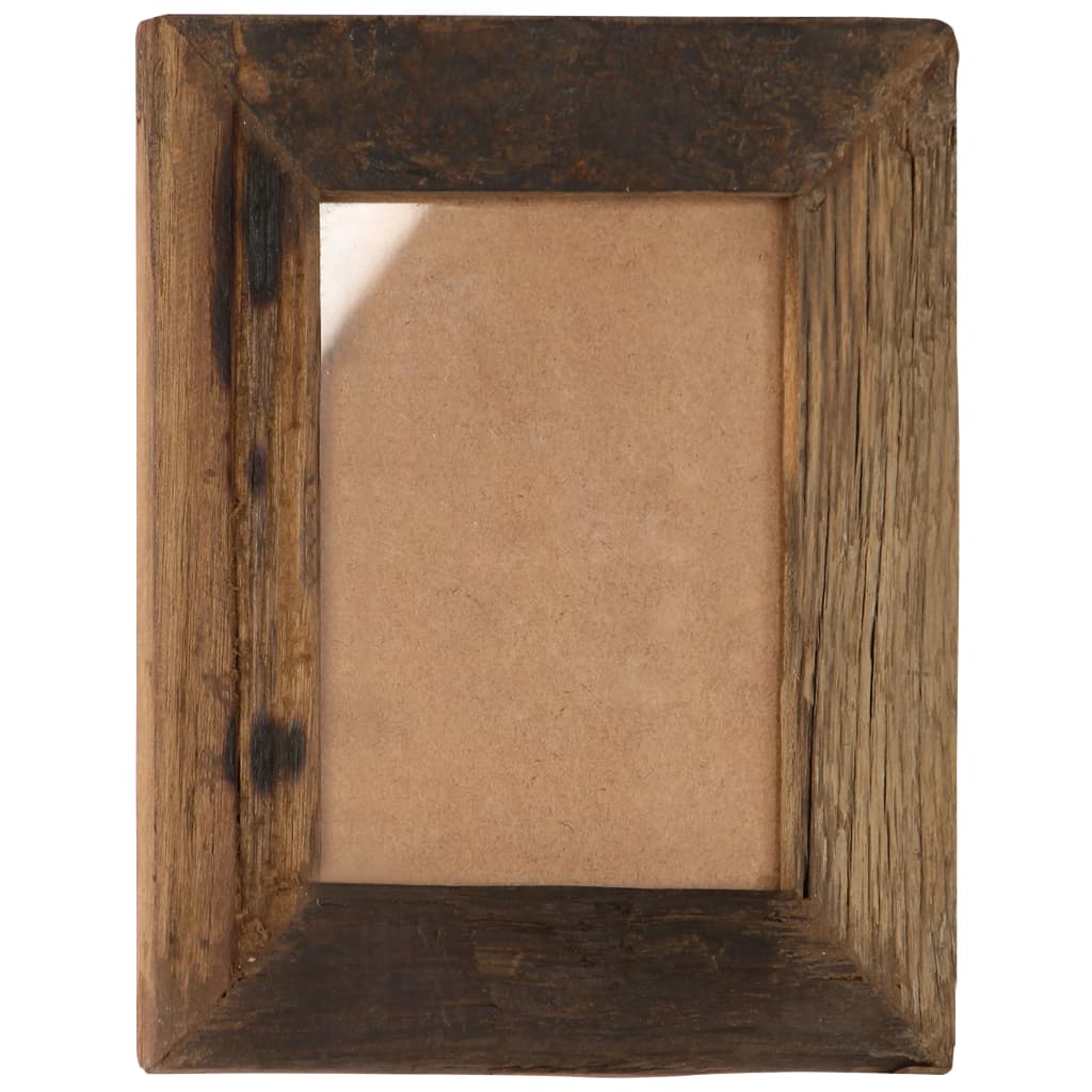 vidaXL Photo Frames 2 pcs 25x30 cm Solid Reclaimed Wood and Glass