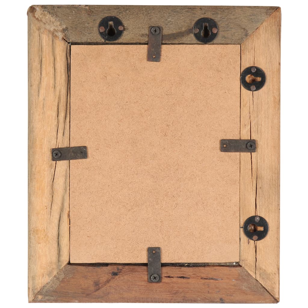 vidaXL Photo Frames 2 pcs 25x30 cm Solid Reclaimed Wood and Glass