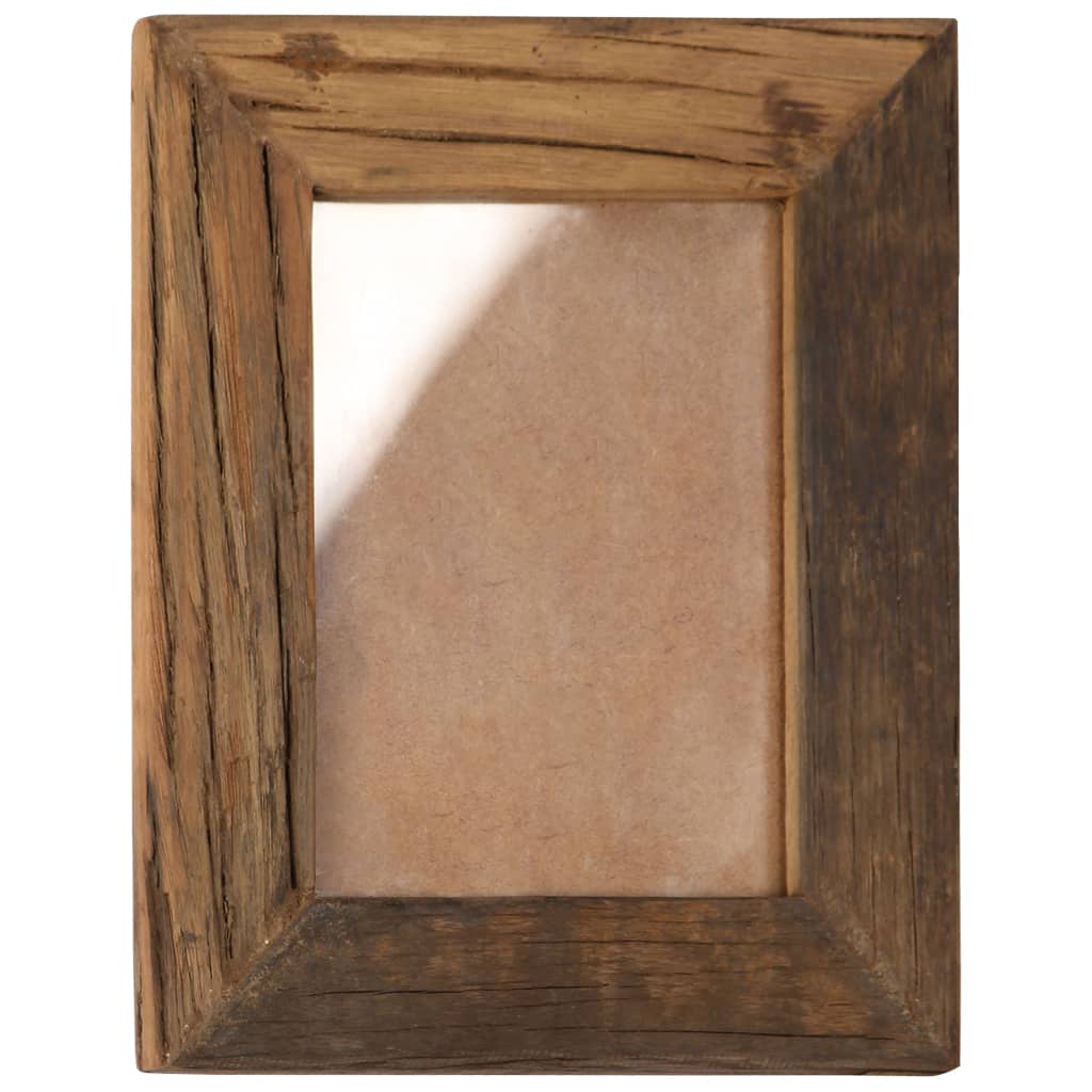 vidaXL Photo Frames 2 pcs 25x30 cm Solid Reclaimed Wood and Glass