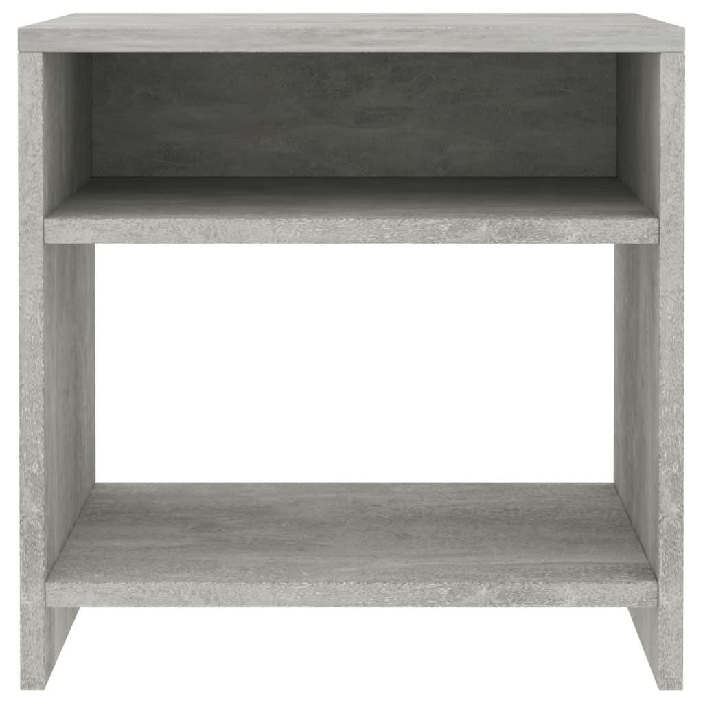 vidaXL Bedside Cabinets 2 pcs Concrete Grey 40x30x40 cm Engineered Wood